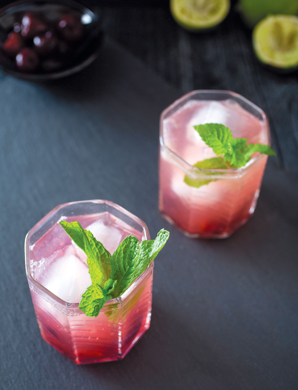 Cherry Ginger Mint Mocktail | Edible Western NY