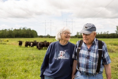 Judy and Sonny Librock of Librock Farm in Gasport, NY