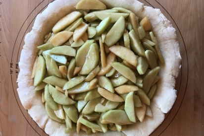 Granny Smith apple filling for double crust pie