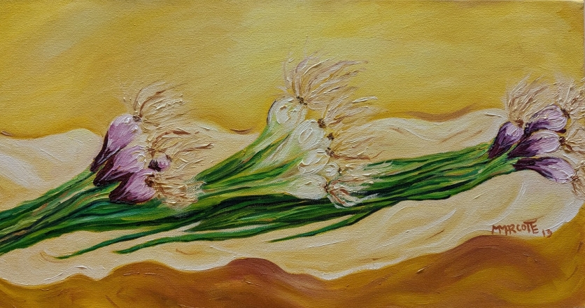 River of Onions painting by Michelle Marcott