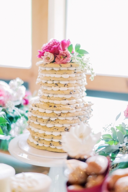 Tower of cookies. Photo by Nicole Gatto Photography