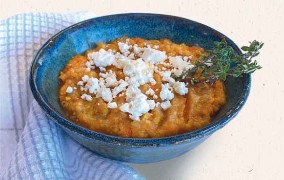 Yellow Squash and Herbs Soup