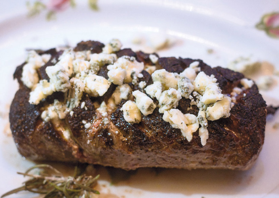 Gorgonzola Embellished Backstrap | Winter | Edible Western NY