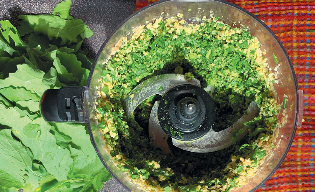 Broccoli Rabe Vegan Pesto | Edible Western NY Fall