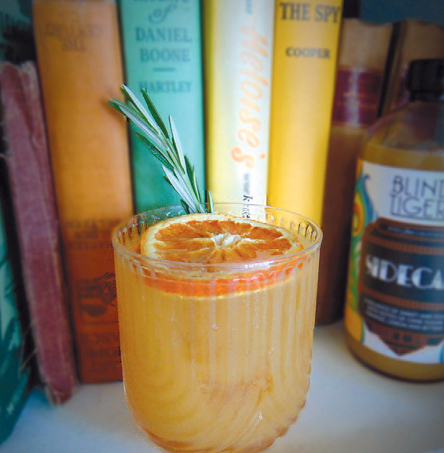 Spiced Orange Bourbon with Blind Tiger Sidecar