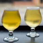 Glasses of hard cider